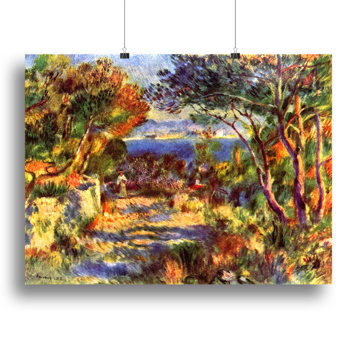 Le Staque by Renoir Poster - Unframed