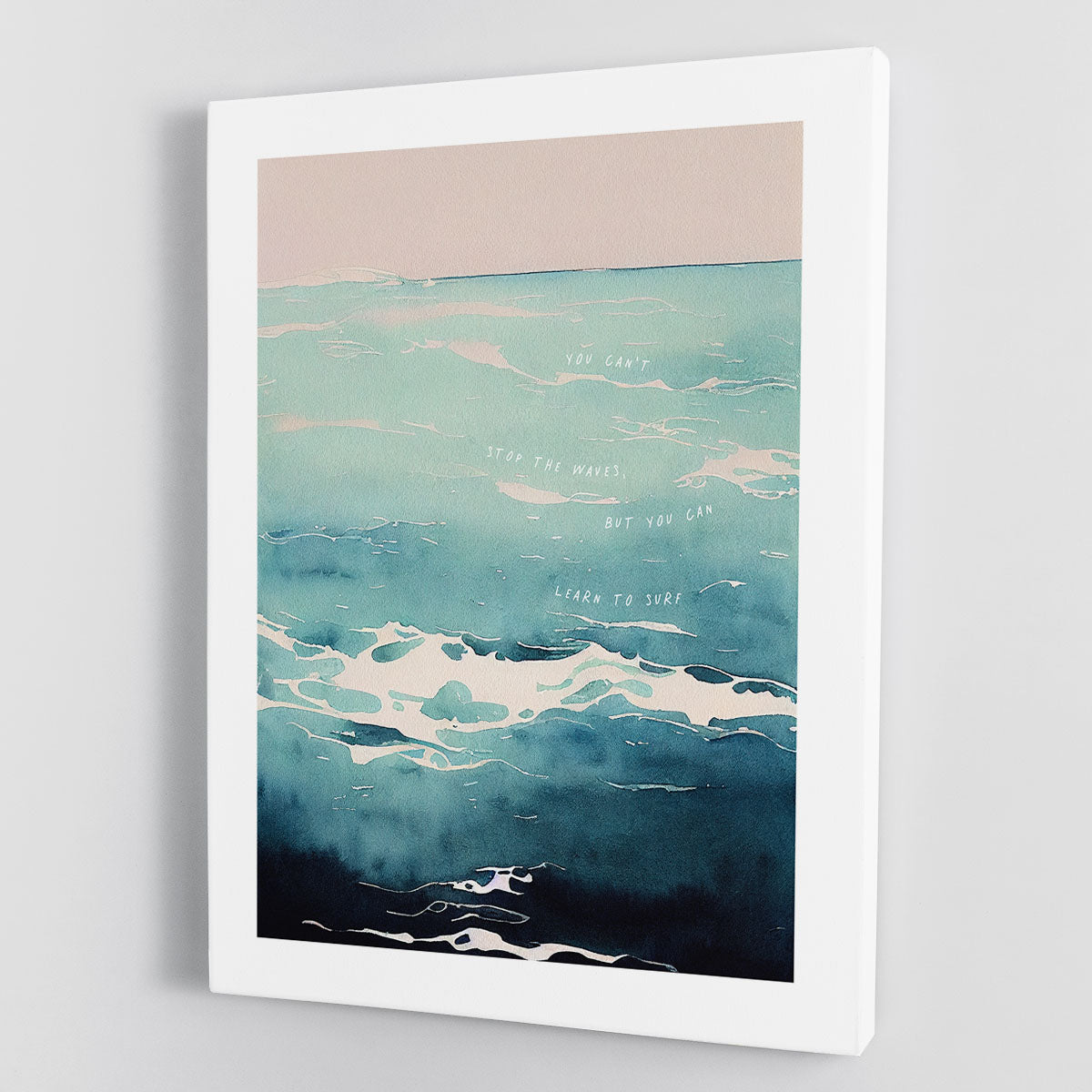 Learn To Surf Canvas Print or Poster - Canvas Art Rocks - 1
