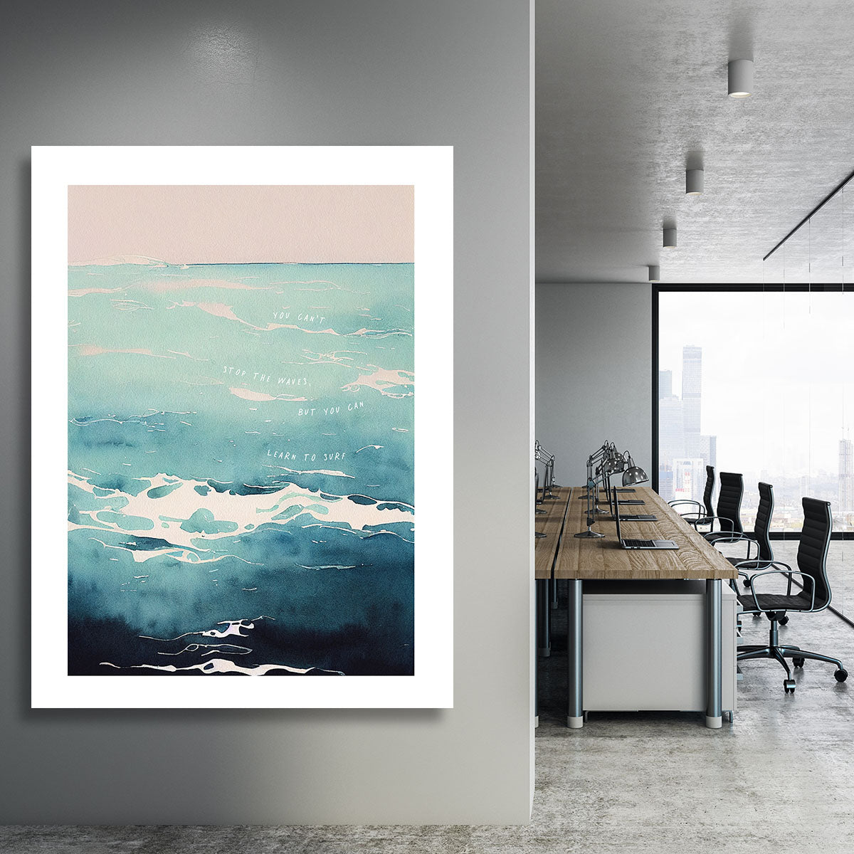 Learn To Surf Canvas Print or Poster - Canvas Art Rocks - 3