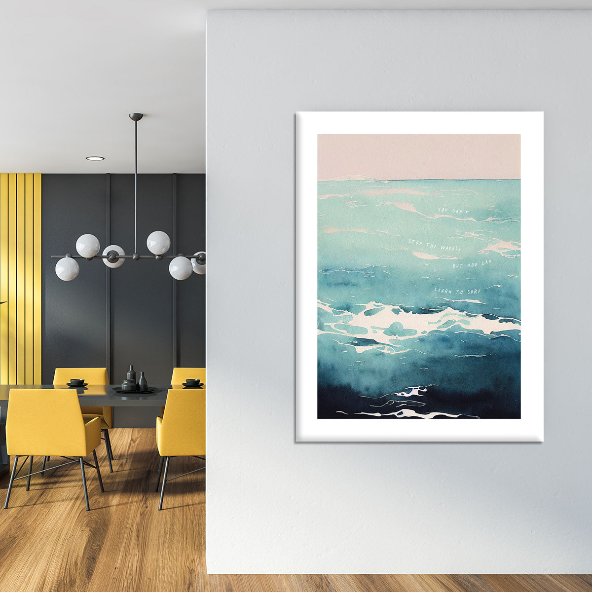 Learn To Surf Canvas Print or Poster - Canvas Art Rocks - 4
