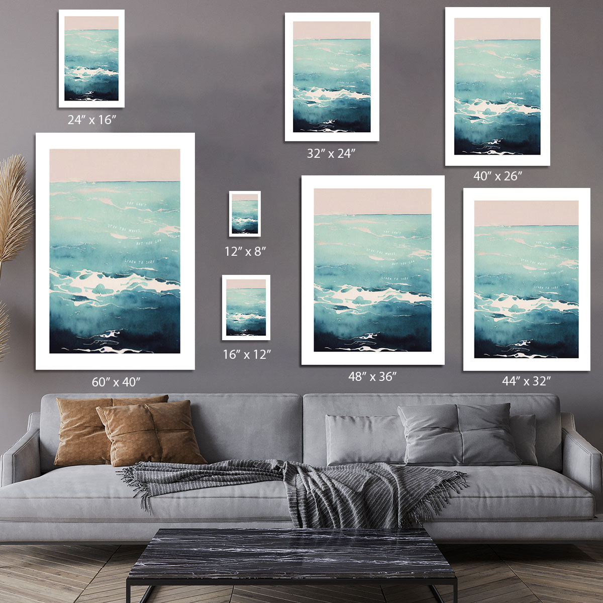 Learn To Surf Canvas Print or Poster - Canvas Art Rocks - 7