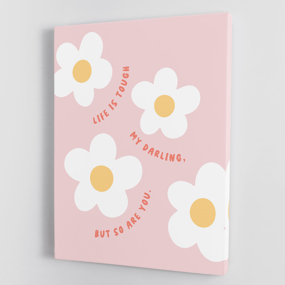 Life Is Tough Canvas Print or Poster - Canvas Art Rocks - 1