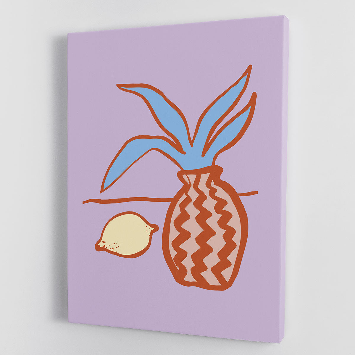 Lilac Lemon Canvas Print or Poster - 1x - 1