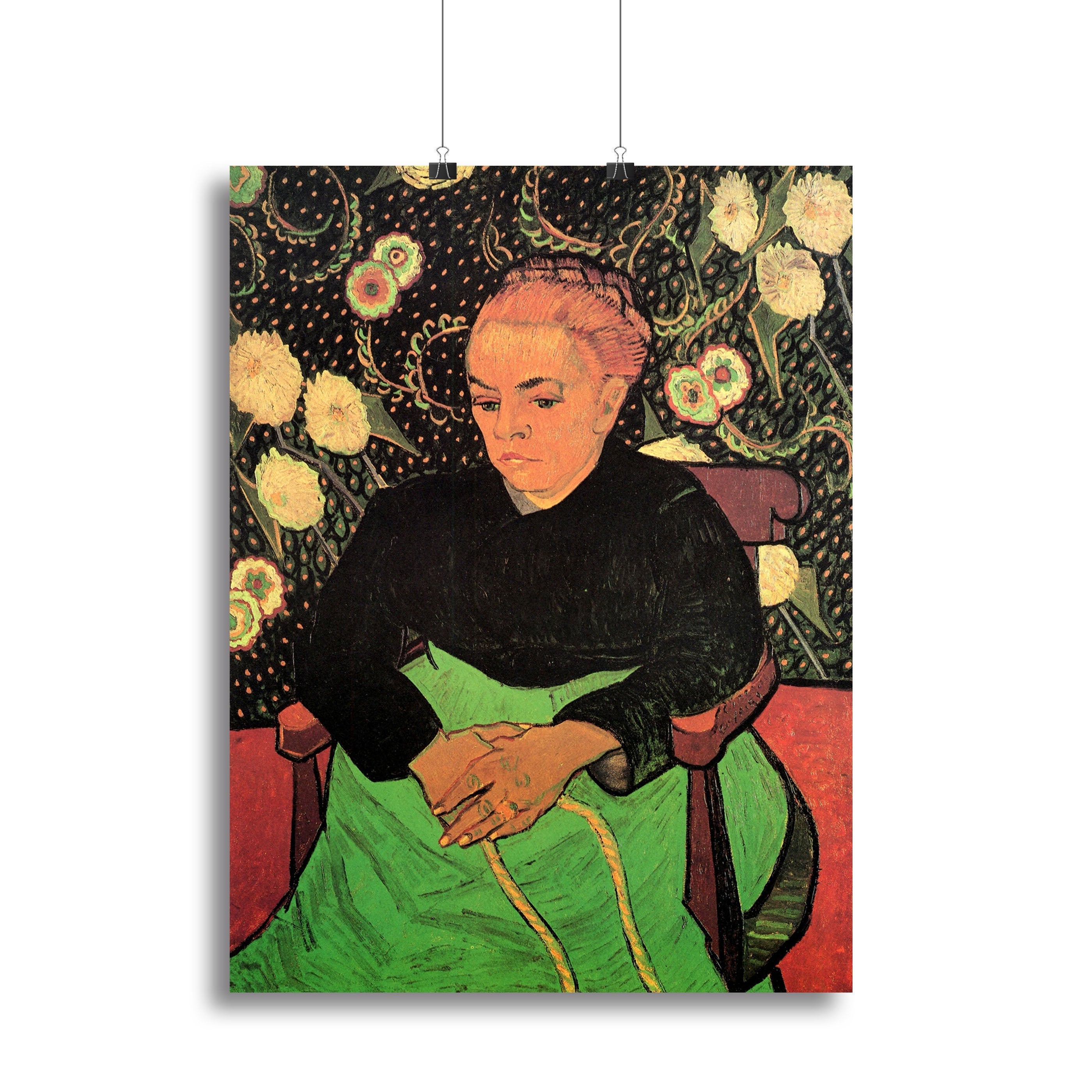 Madame Roulin Rocking the Cradle La Berceuse by Van Gogh Poster - Unframed