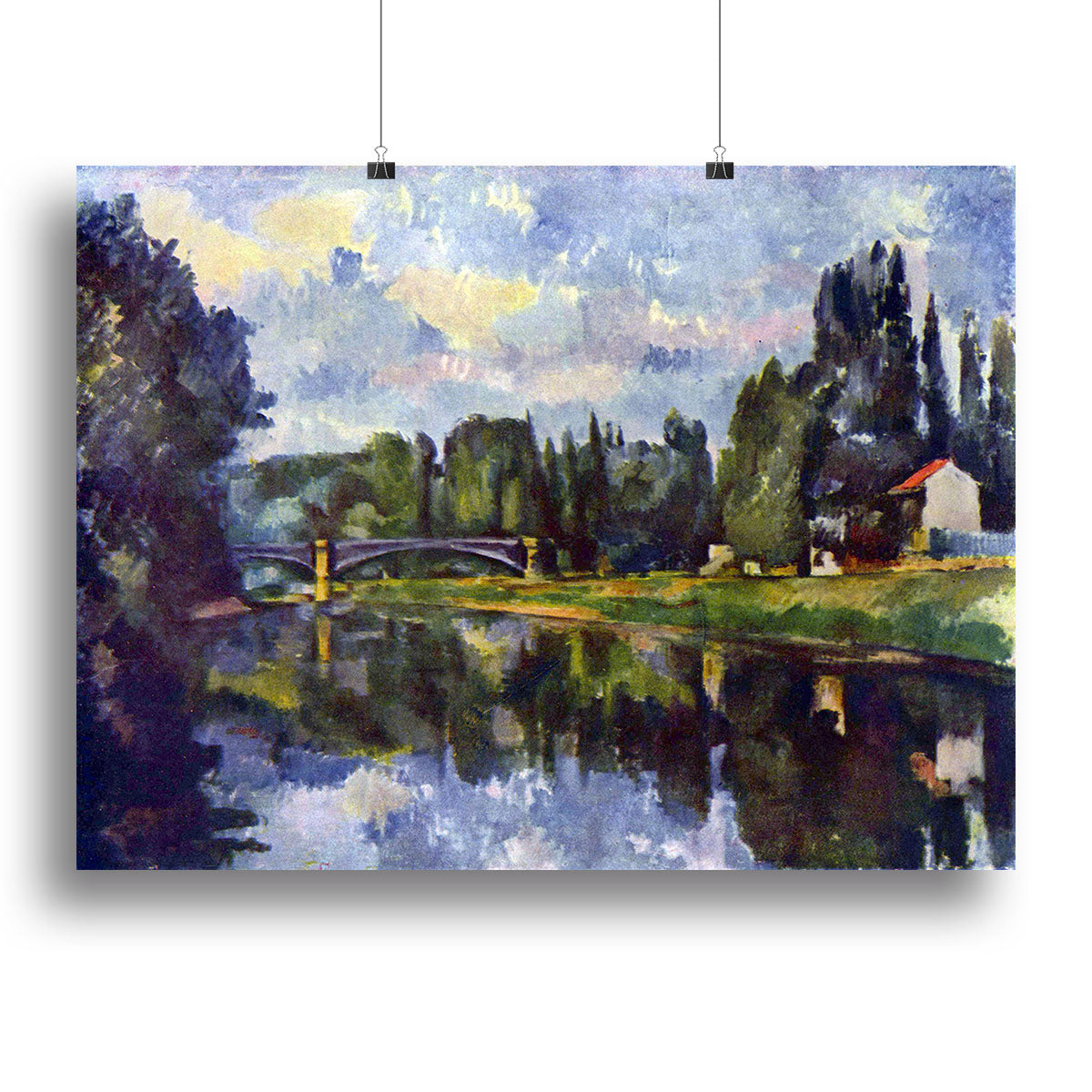Marne Shore by Cezanne Poster - Unframed