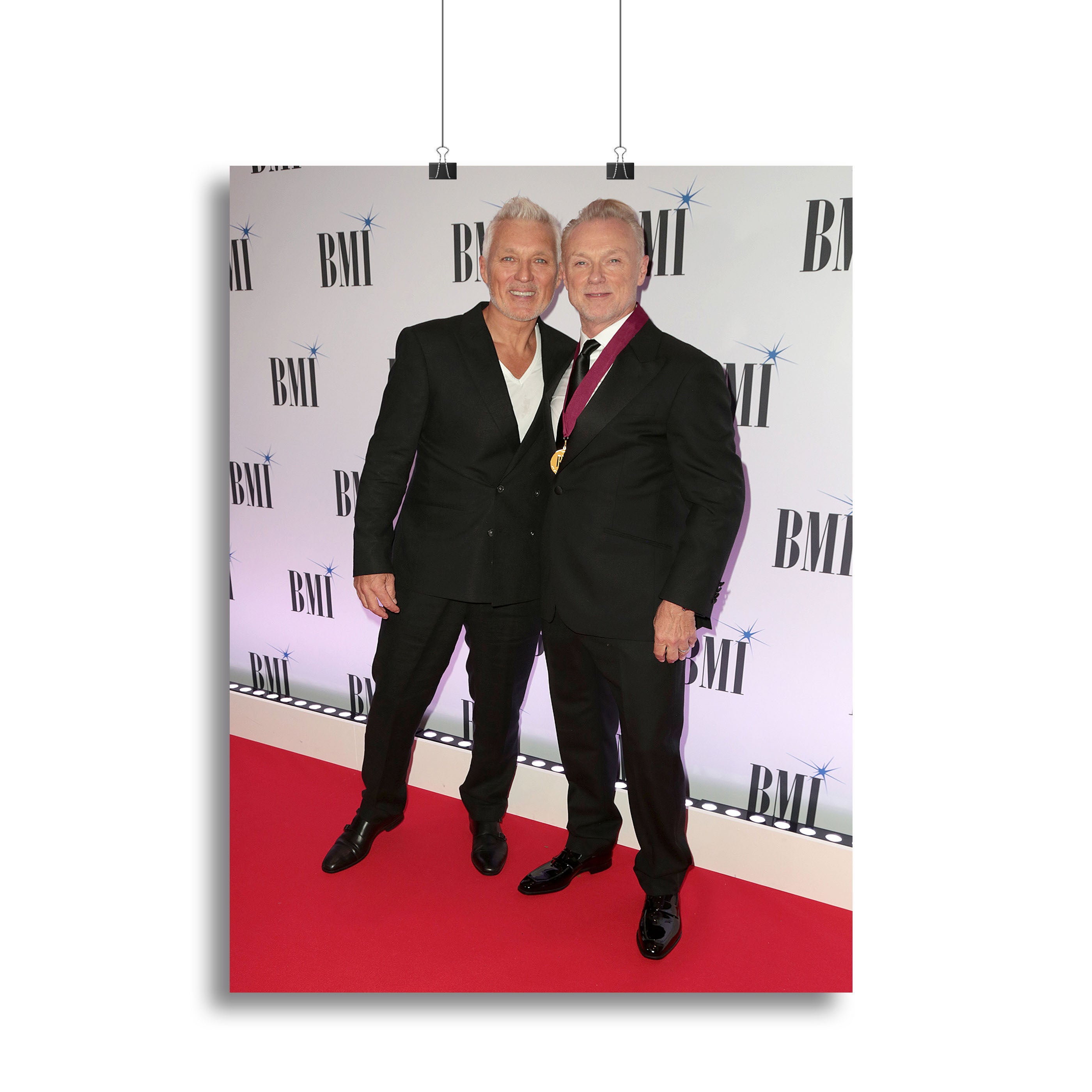 Martin Kemp and Gary Kemp Canvas Print or Poster - Canvas Art Rocks - 2