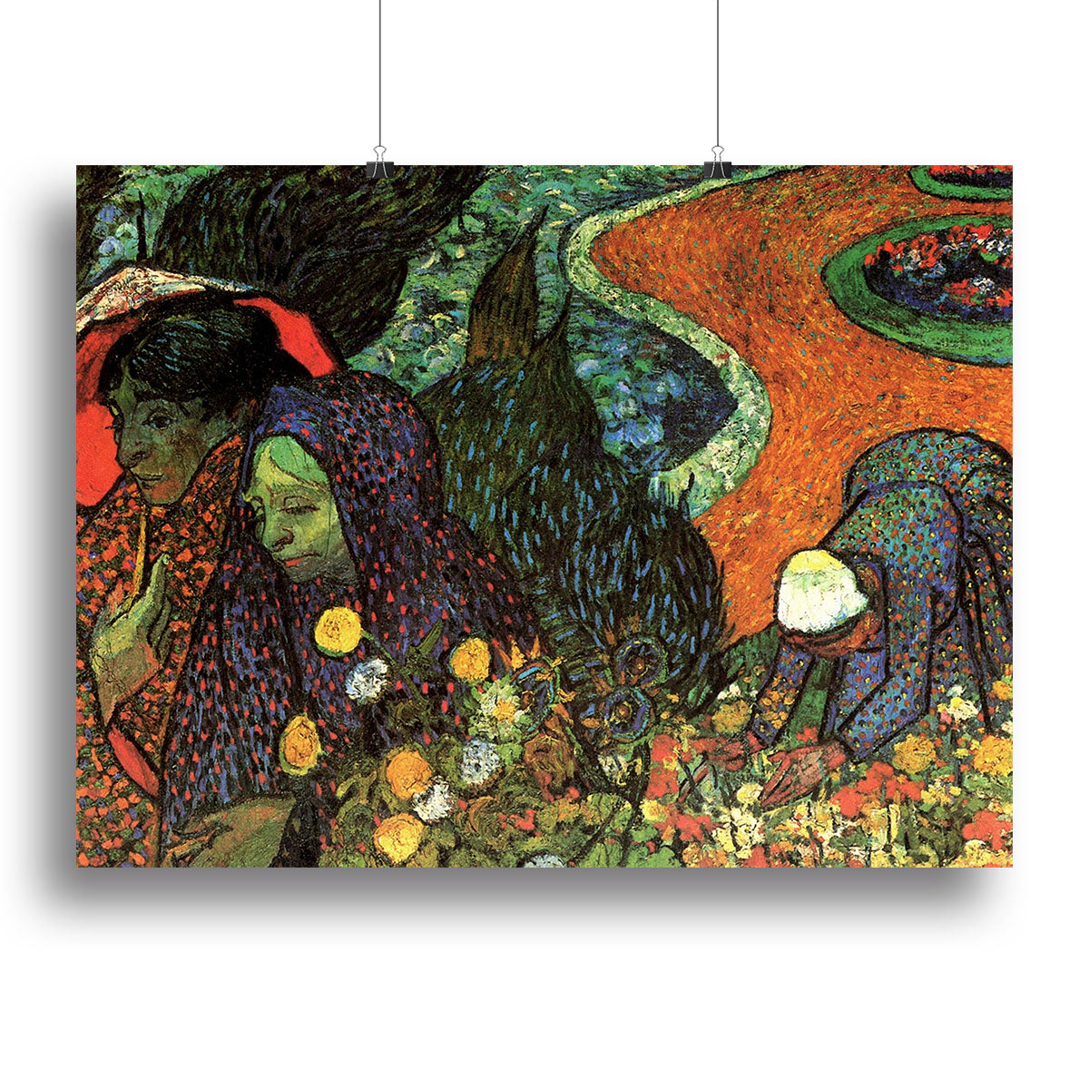 Memory of the Garden at Etten by Van Gogh Poster - Unframed