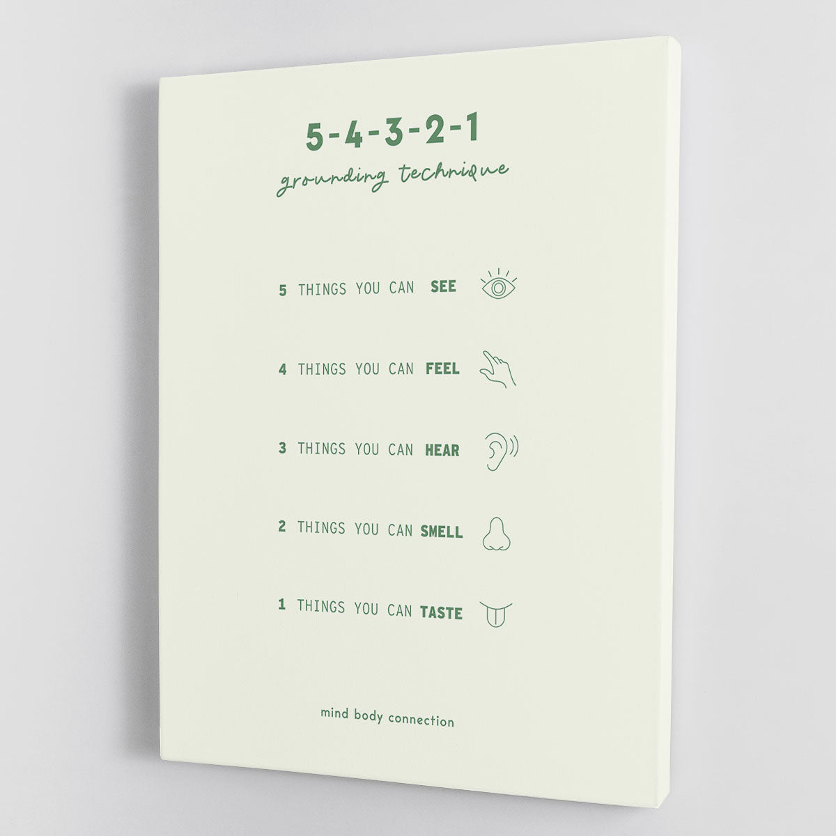 Mind Body Connection Canvas Print or Poster - Canvas Art Rocks - 1