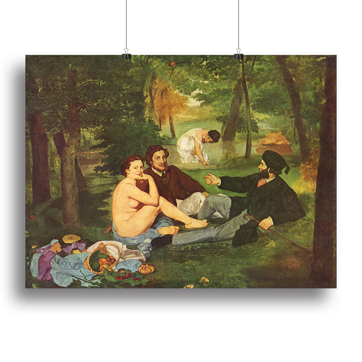 Morning Break by Manet Poster - Unframed