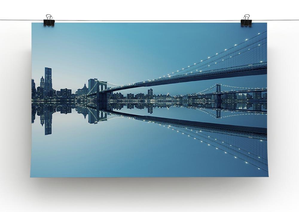 New York City Manhattan skyline panorama Poster - Unframed