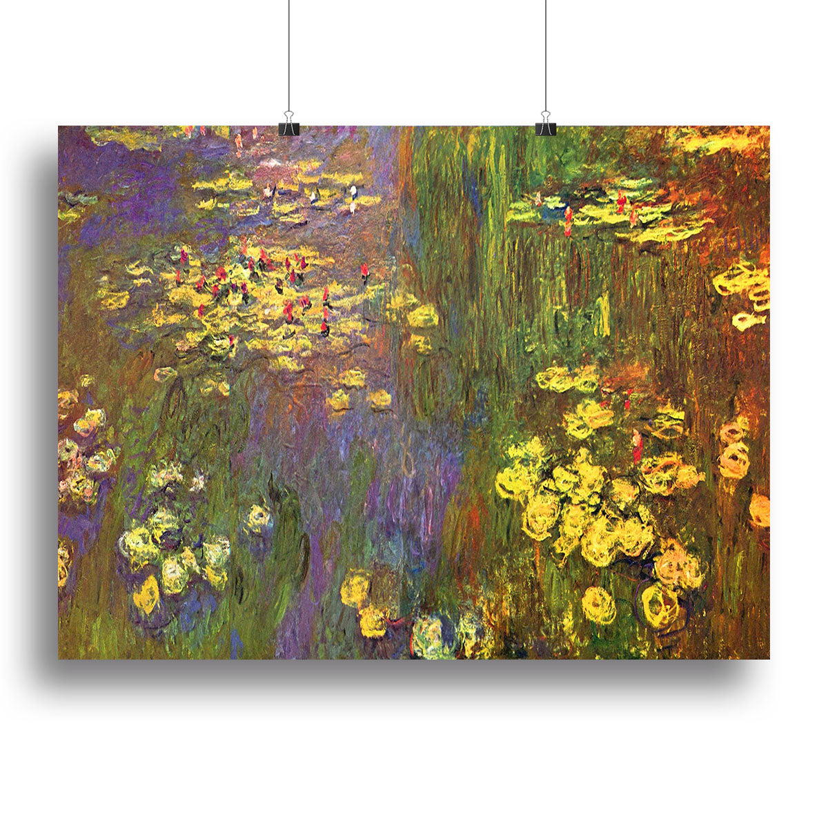 Nympheas water plantes by Monet Poster - Unframed