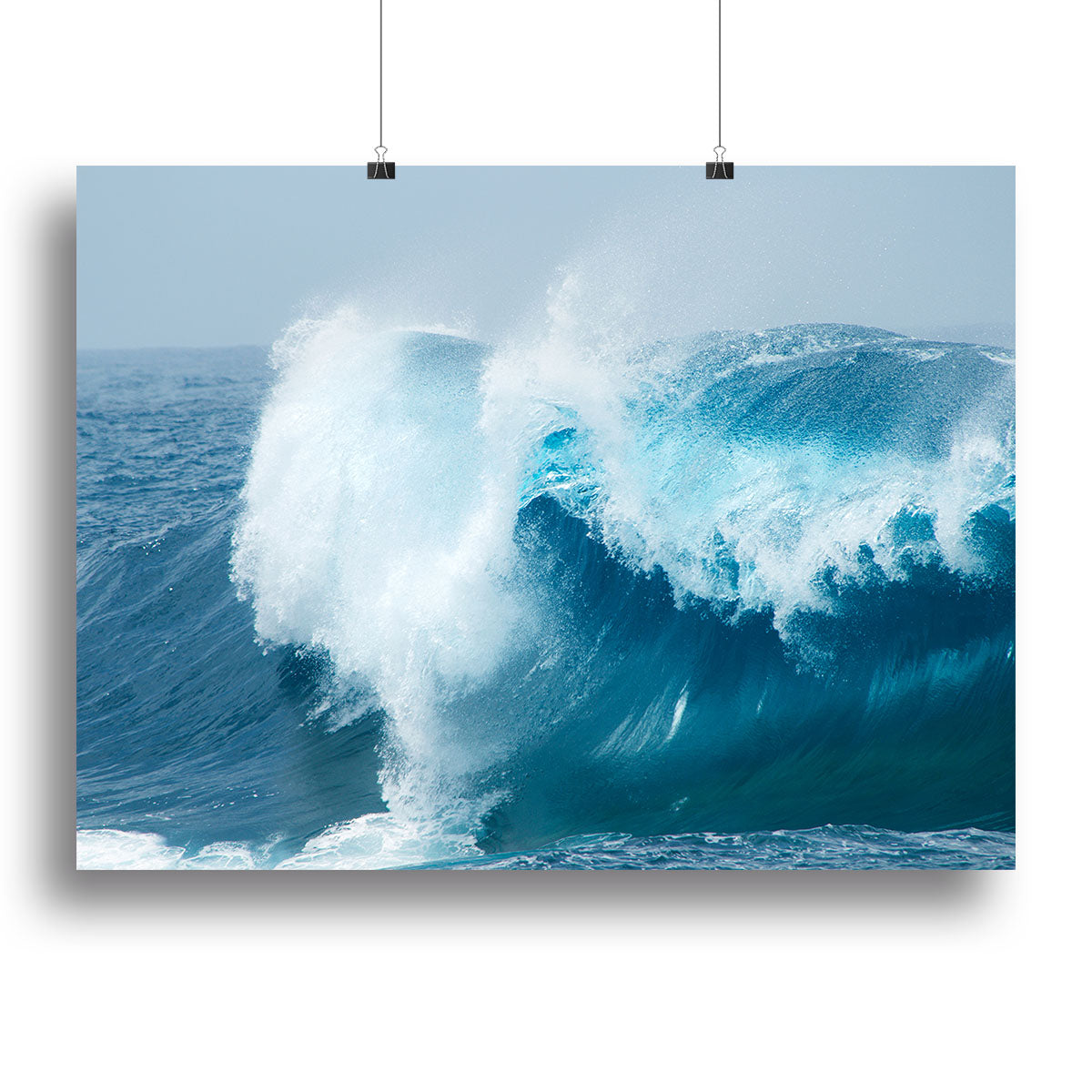 Ocean waves breaking natural Poster - Unframed
