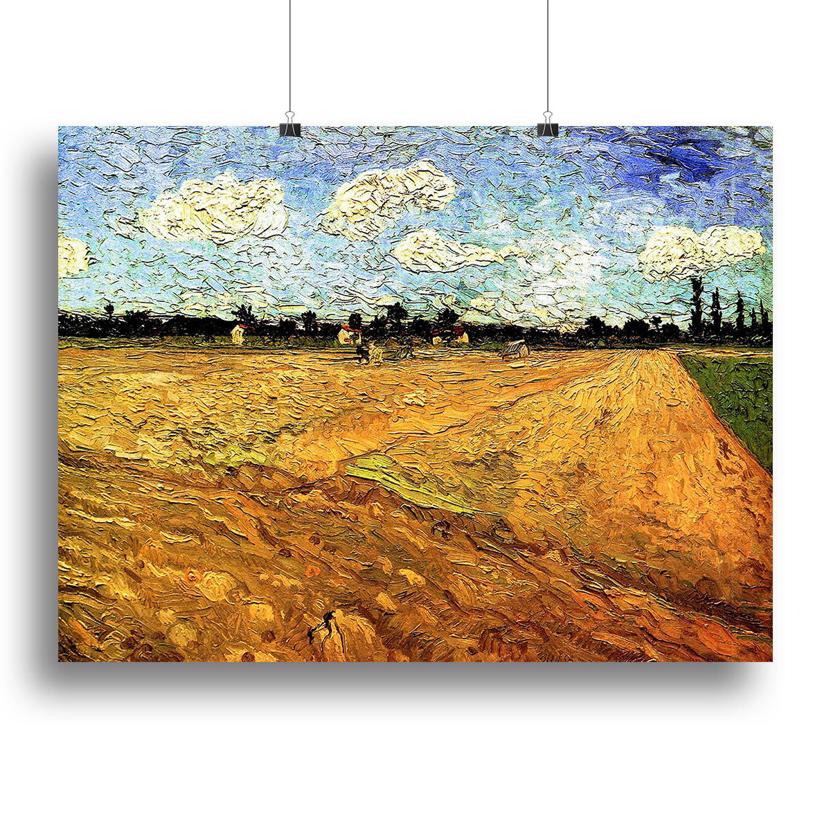 Ploughed Field by Van Gogh Poster - Unframed