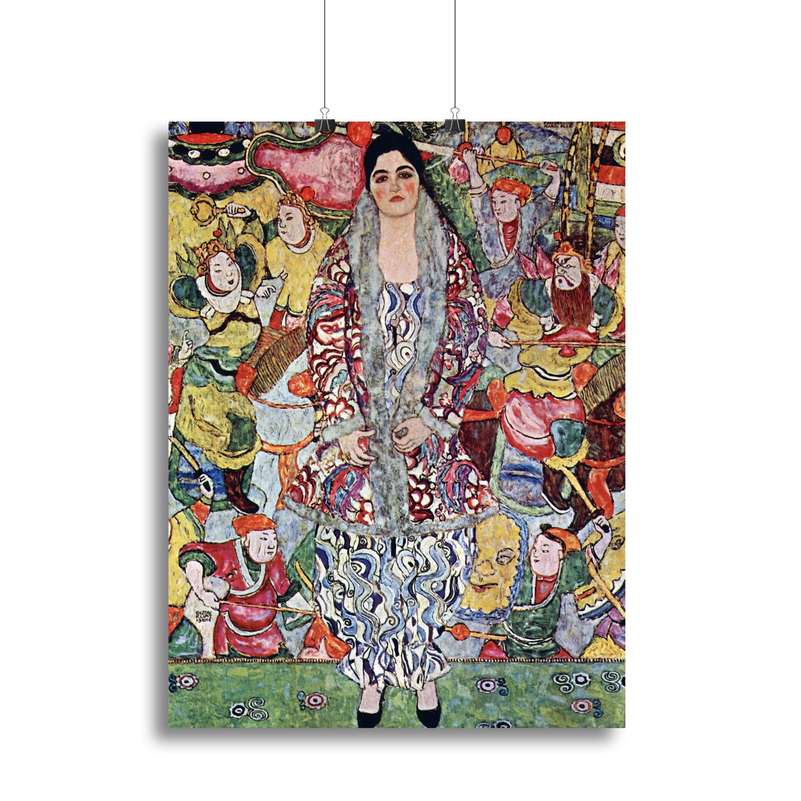 Portrait of Frederika Maria Beer by Klimt Poster - Unframed