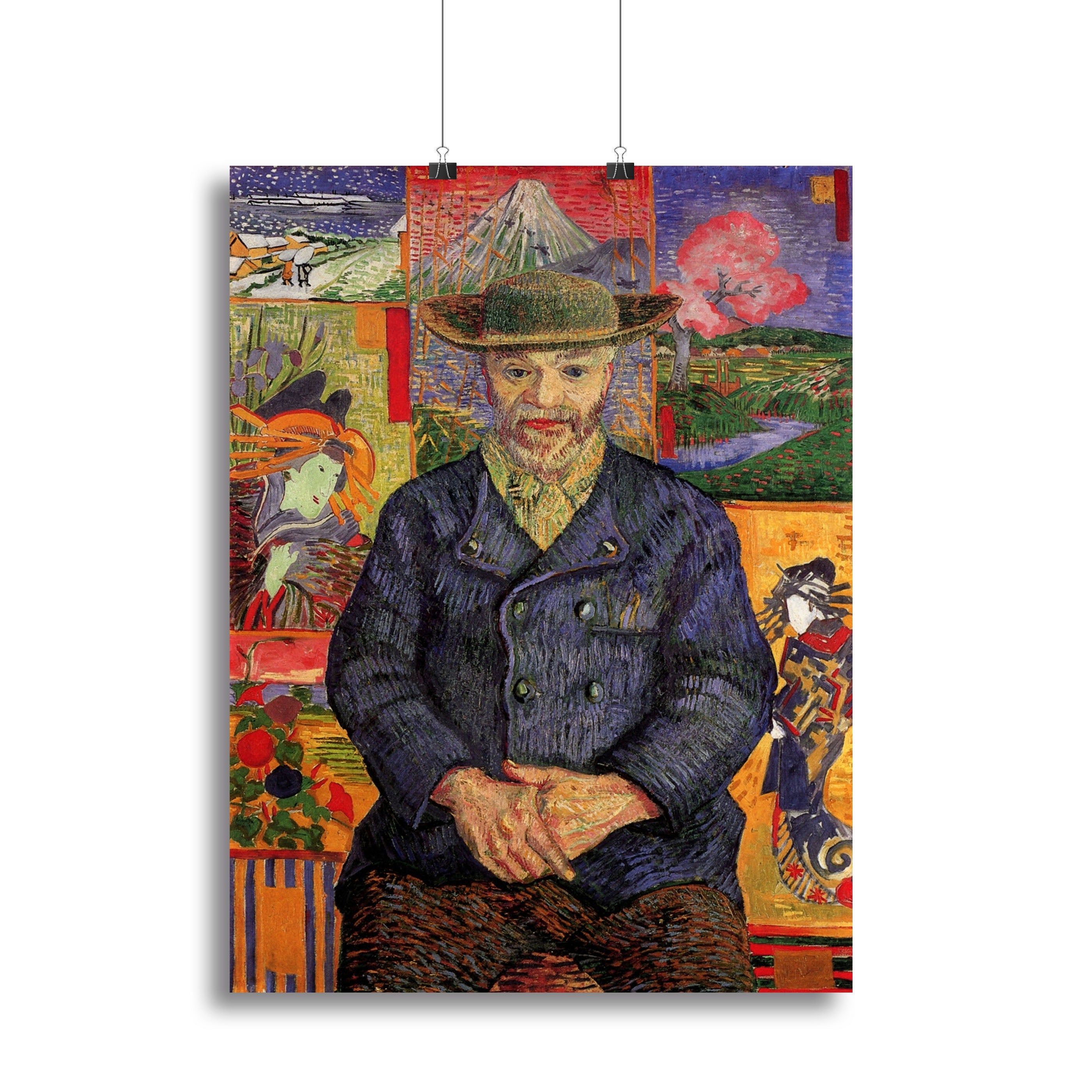 Portrait of Pere Tanguy by Van Gogh Poster - Unframed