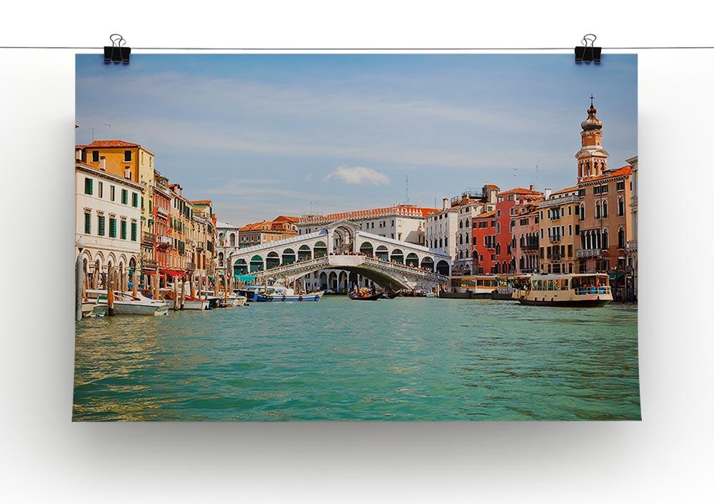 Rialto Bridge Poster - Unframed