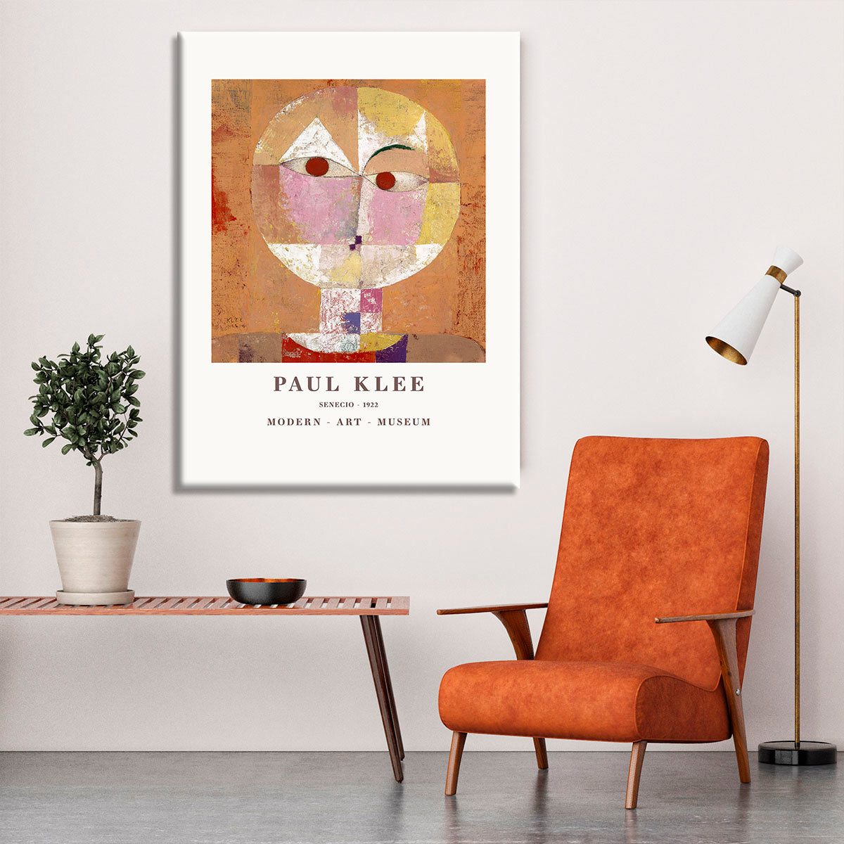 Senecio Baldgreis 1922 No.2 Canvas Print or Poster - Canvas Art Rocks - 6