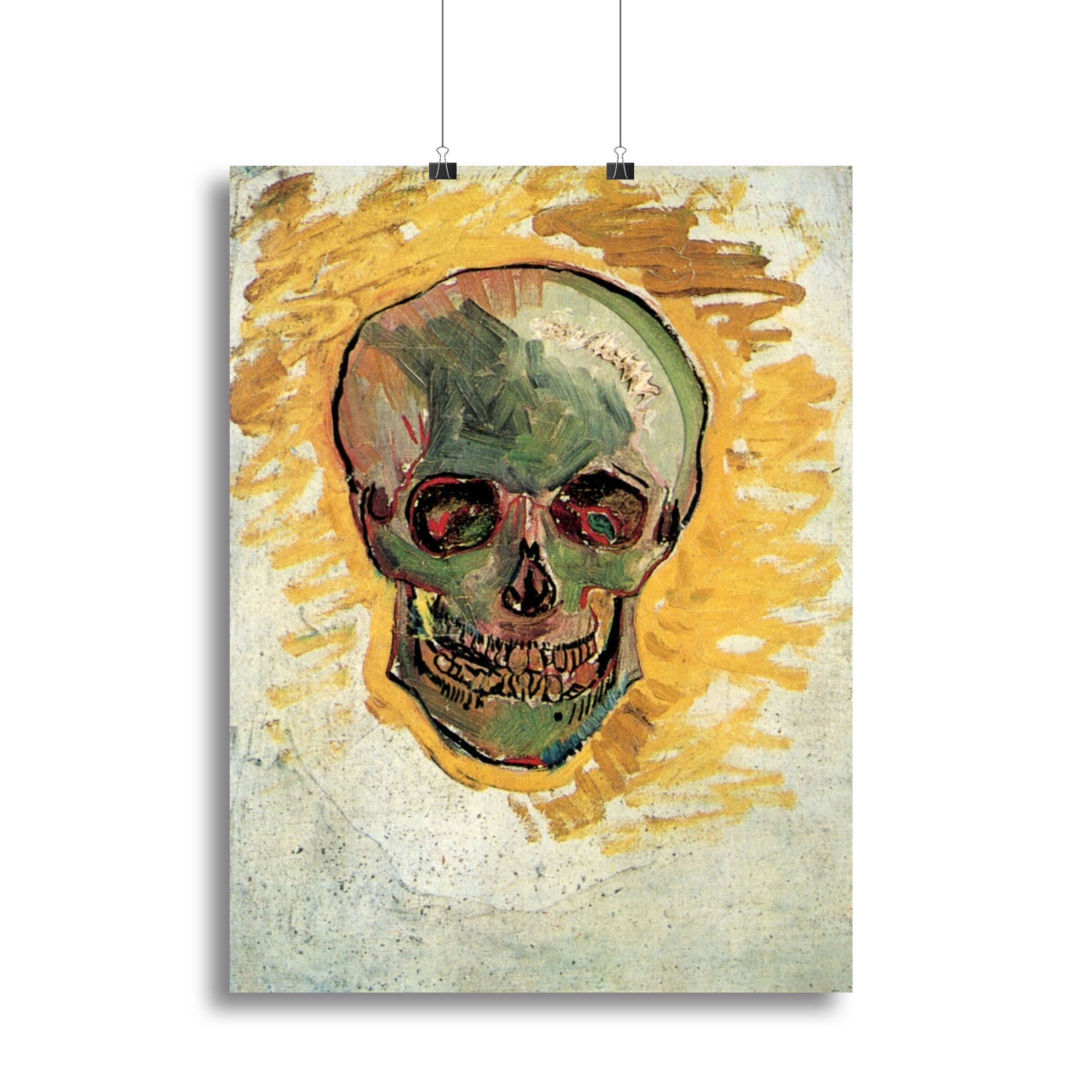 Skull by Van Gogh Poster - Unframed