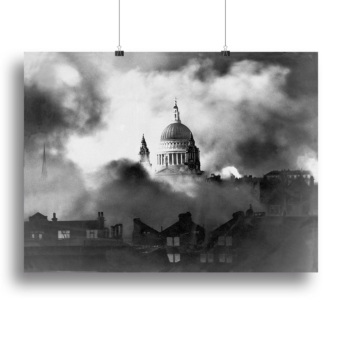 St Pauls Survives Poster - Unframed