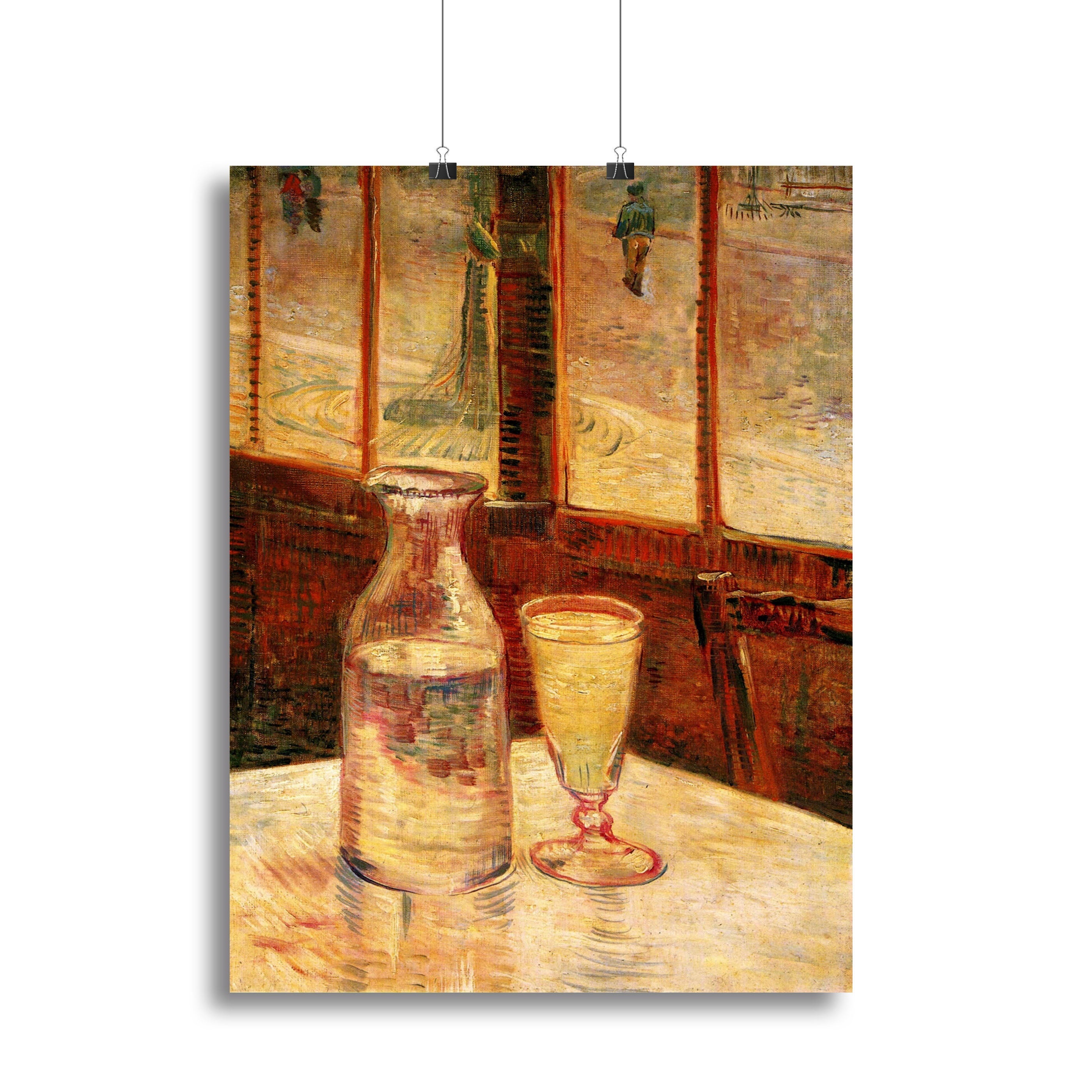 Still Life with Absinthe by Van Gogh Poster - Unframed
