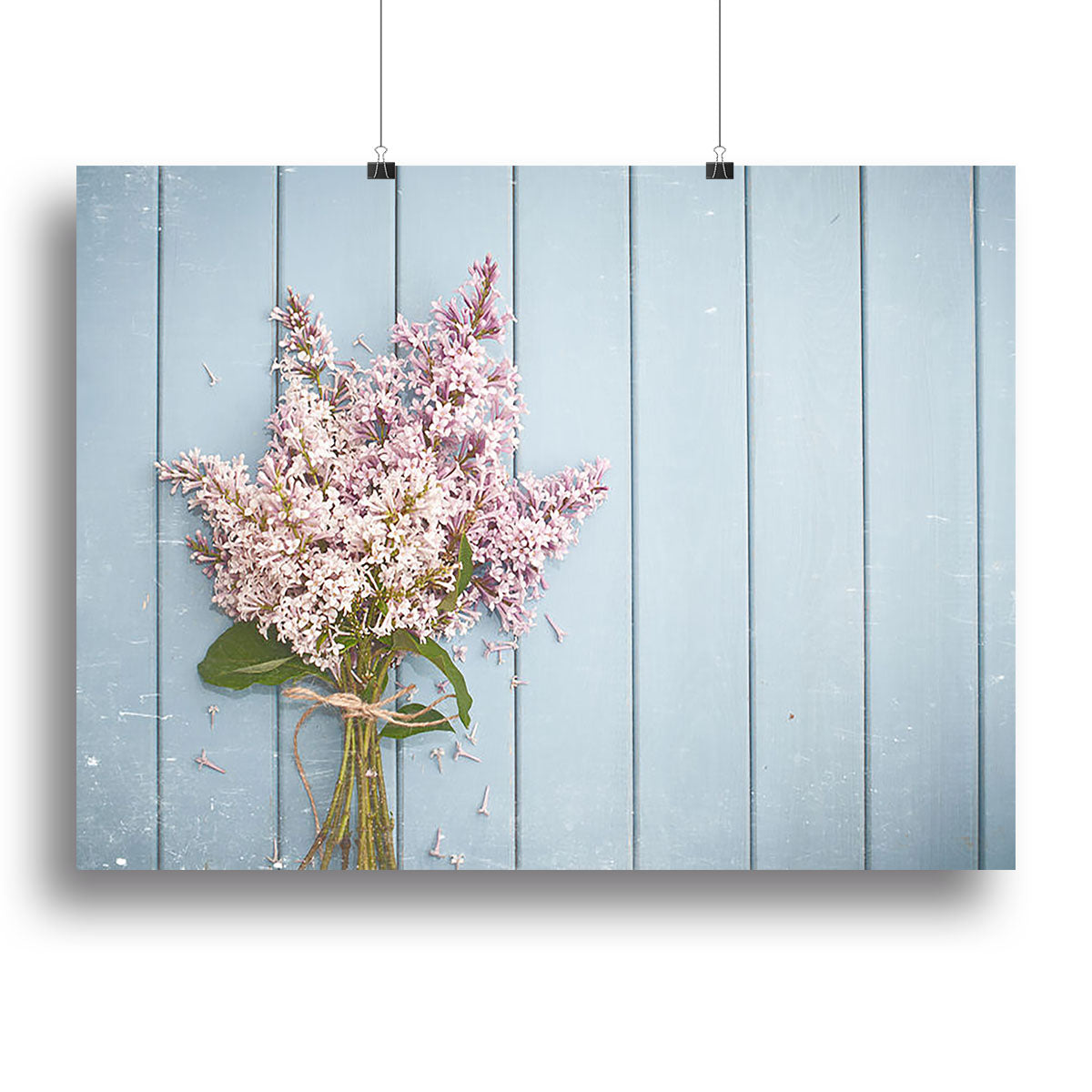 Summer gentle bouquet of lilac flowers Poster - Unframed