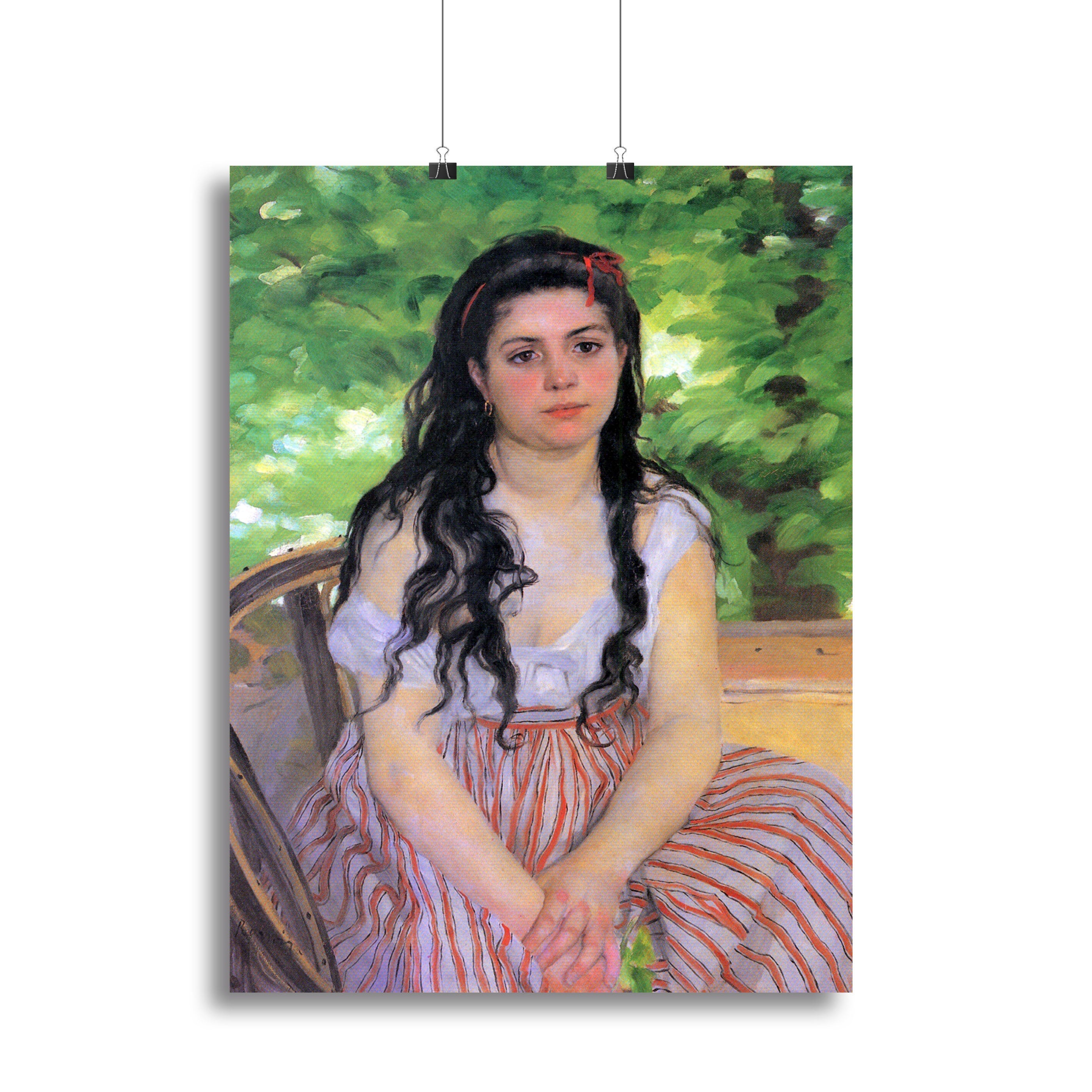 Summertime study by Renoir Poster - Unframed
