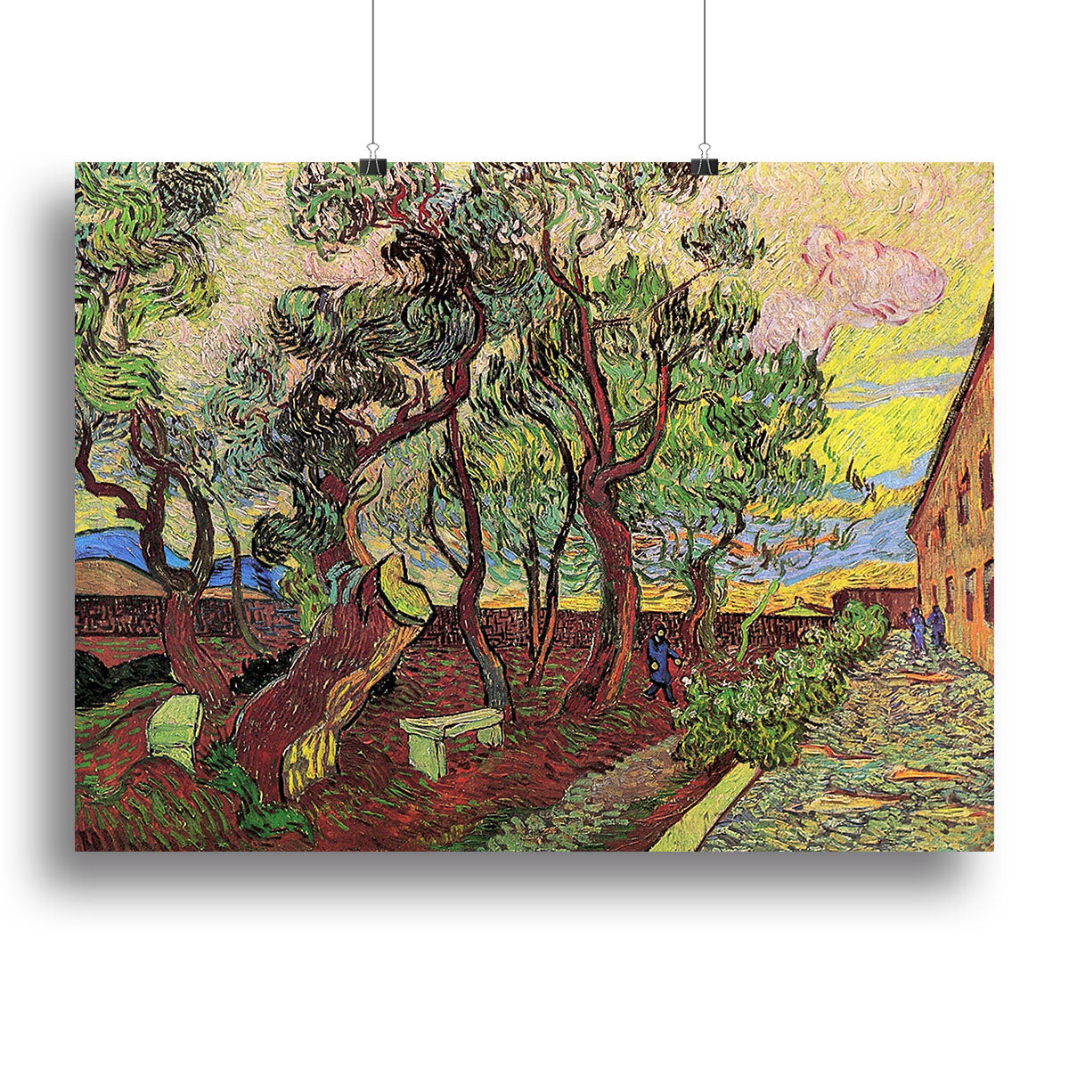 The Garden of Saint-Paul Hospital 3 by Van Gogh Poster - Unframed