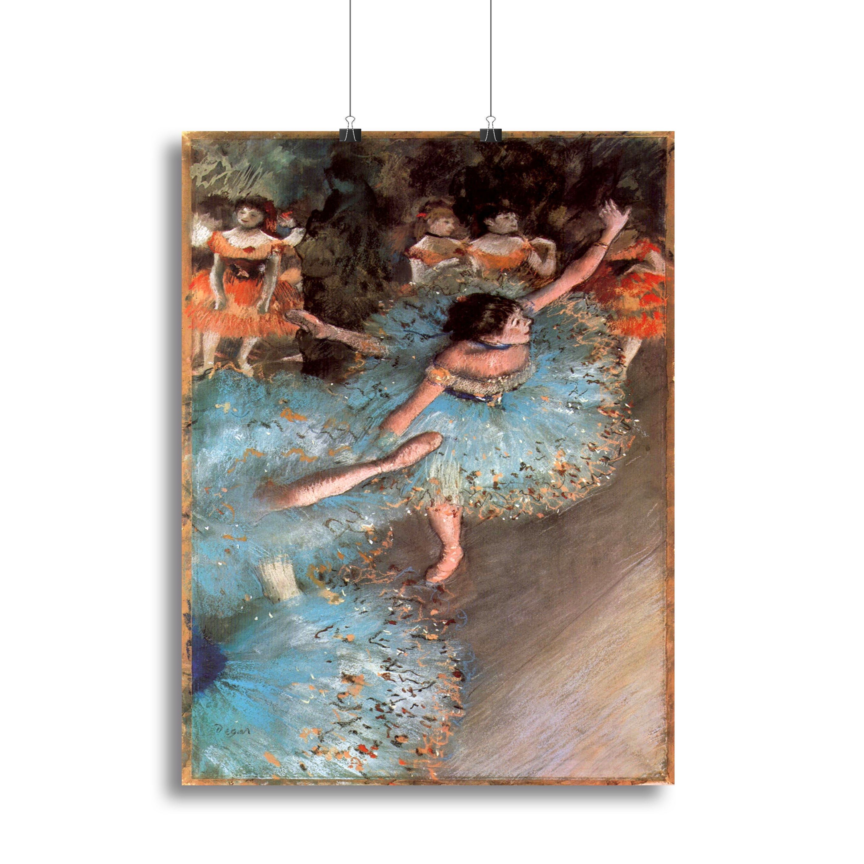 The Greens dancers by Degas Poster - Unframed