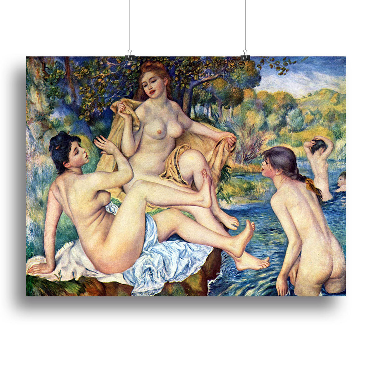 The Large Bathers by Renoir Poster - Unframed