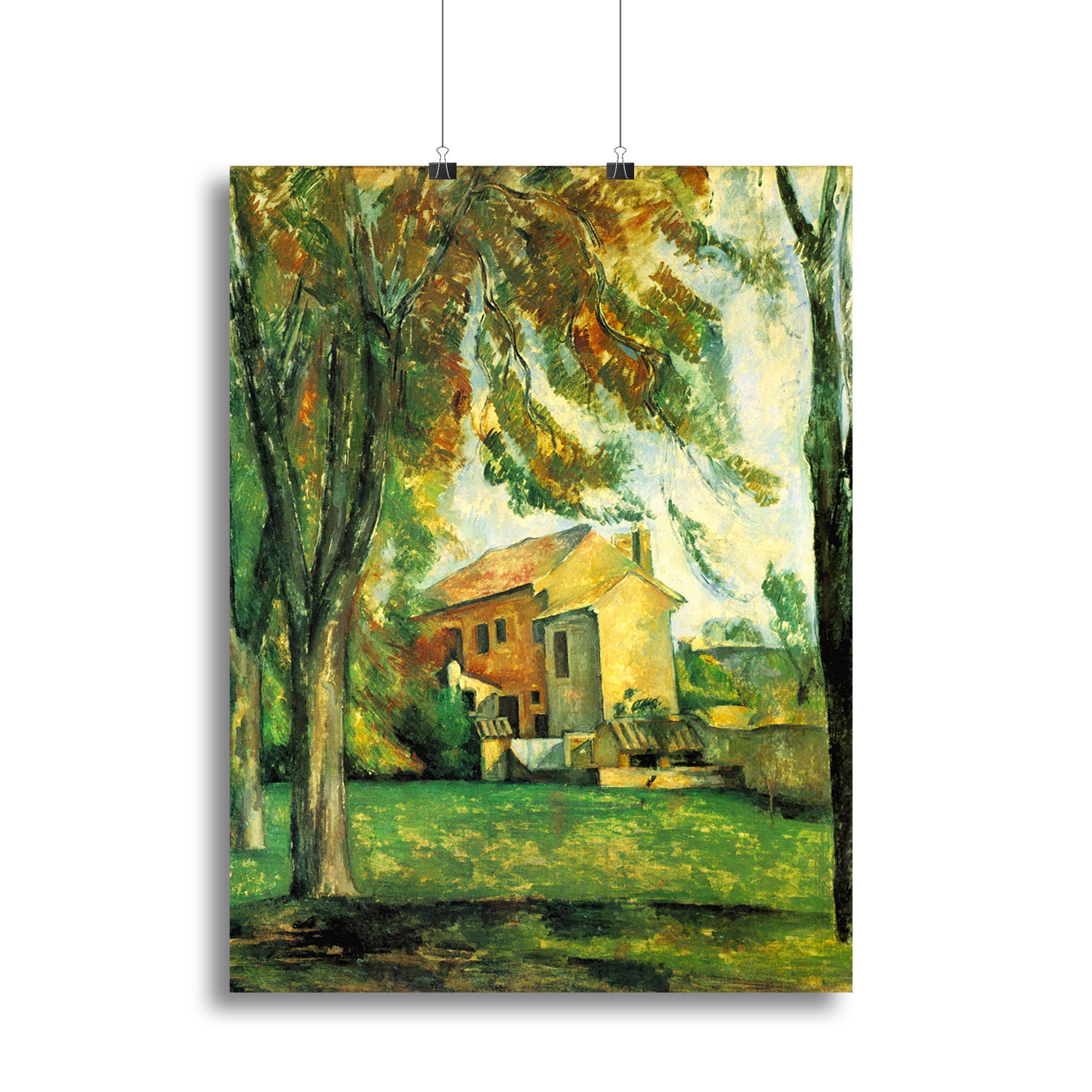 The Pond of the Jas de Bouffan in Winter by Cezanne Poster - Unframed