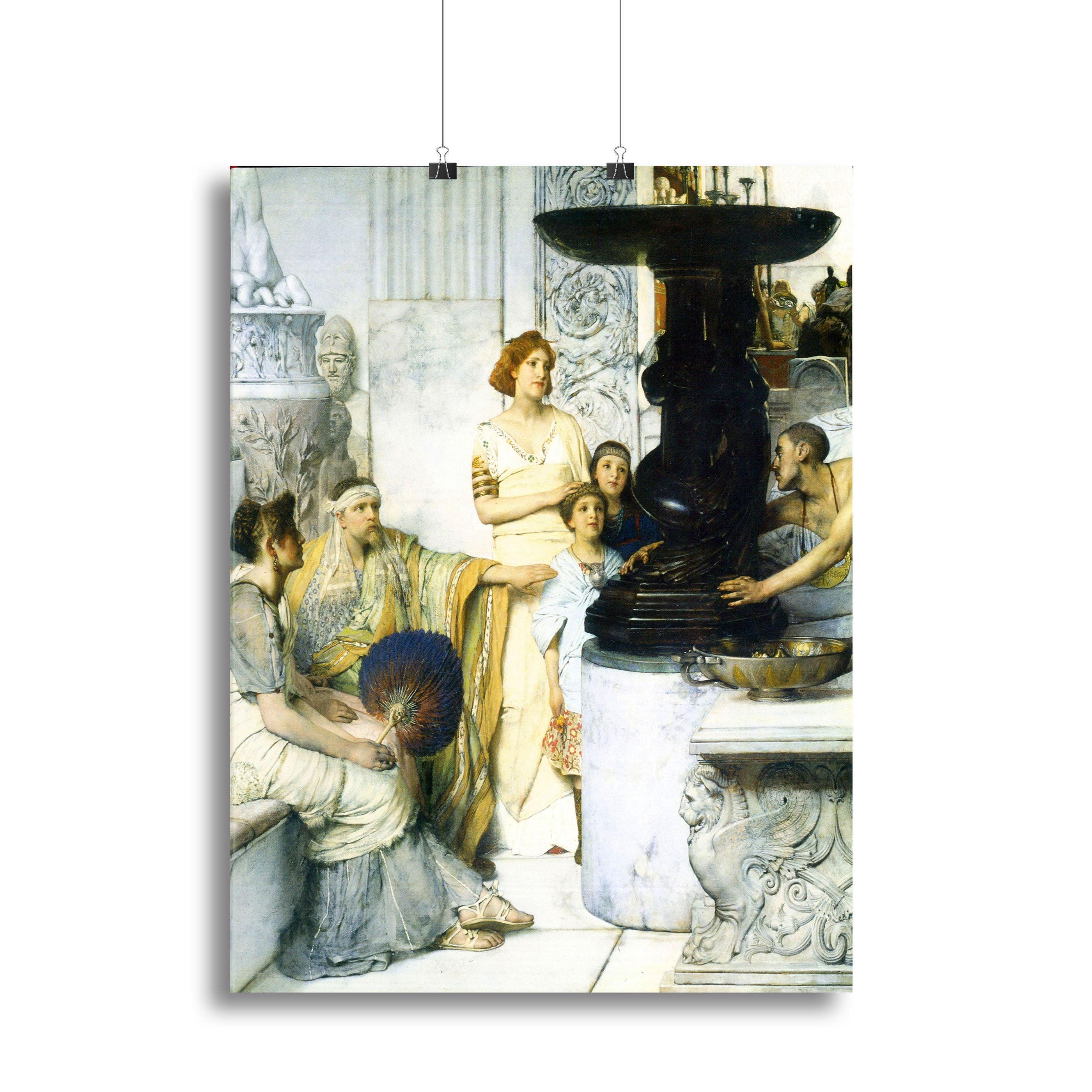 The Sculpture Gallery detail by Alma Tadema Poster - Unframed