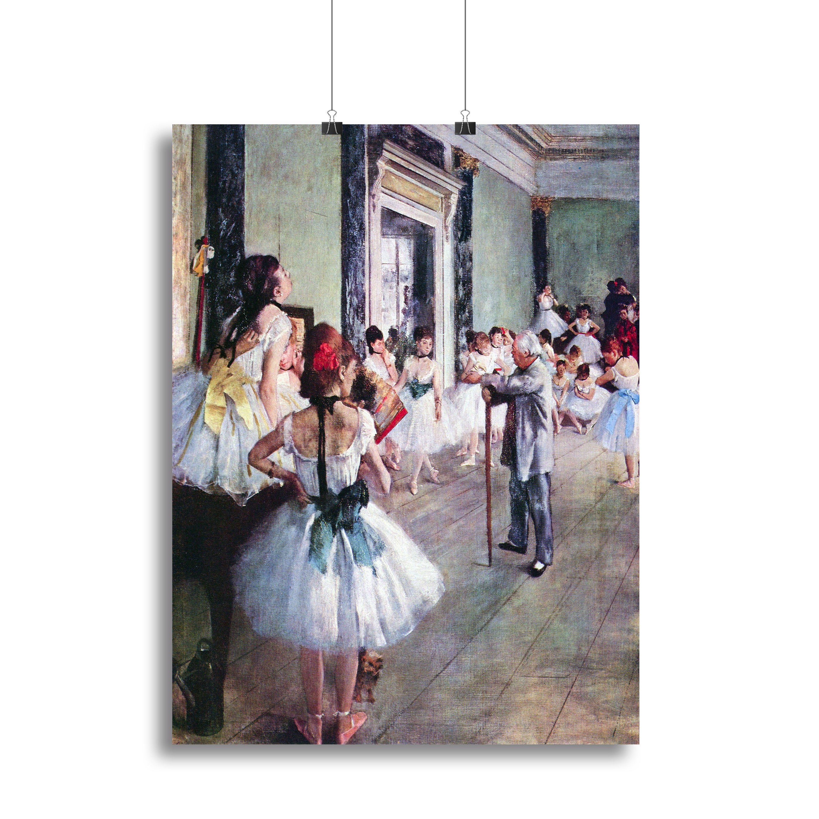 The dance class by Degas Poster - Unframed