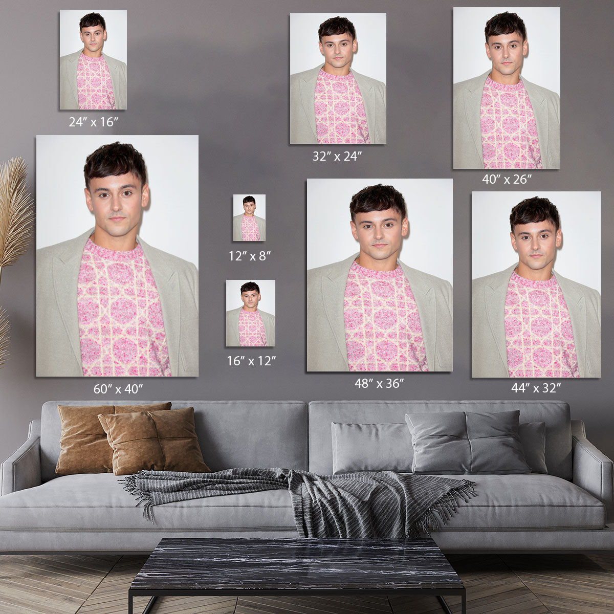 Tom Daley at GQ Men of the Year awards Canvas Print or Poster - Canvas Art Rocks - 7