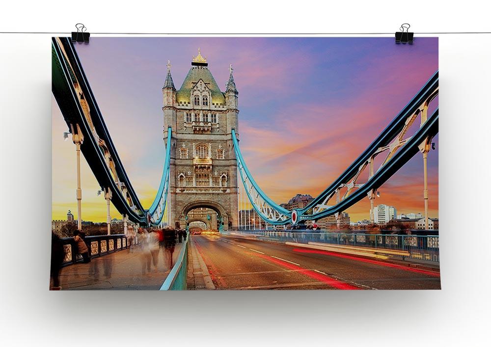 Tower bridge Motion Poster - Unframed