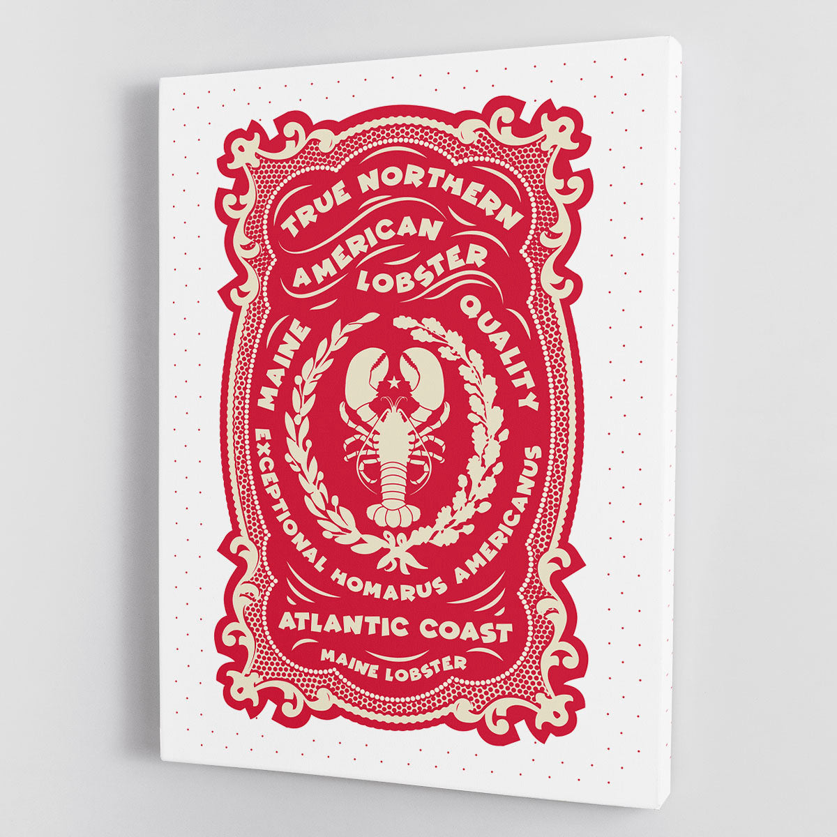 True Northern Red Lobster Canvas Print or Poster - Canvas Art Rocks - 1