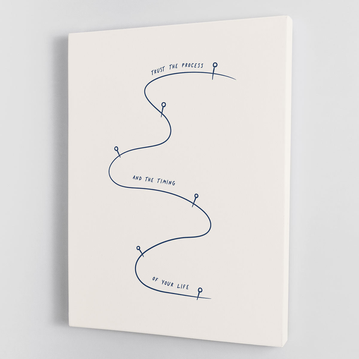 Trust The Process Canvas Print or Poster - Canvas Art Rocks - 1