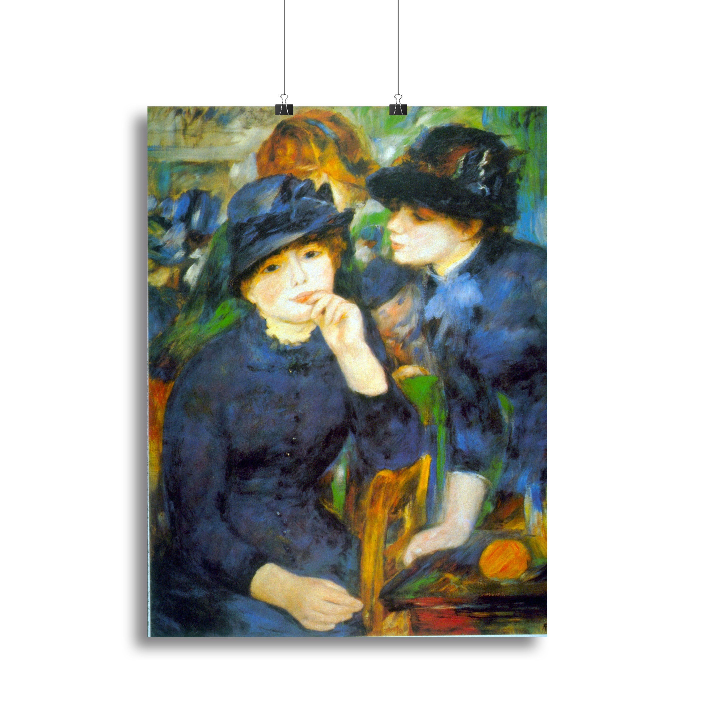 Two Girls by Renoir Poster - Unframed
