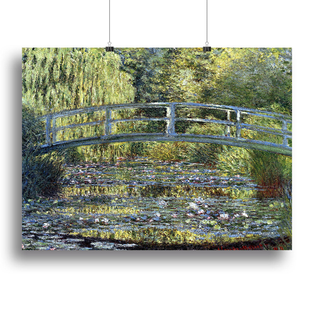Water Lilies 9 by Monet Poster - Unframed