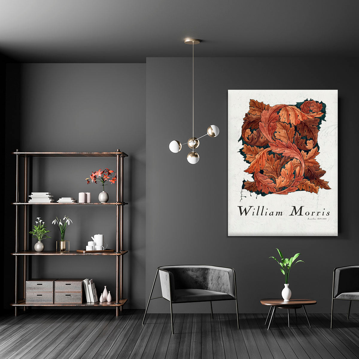 William Morris Acanthus Canvas Print or Poster - Canvas Art Rocks - 5