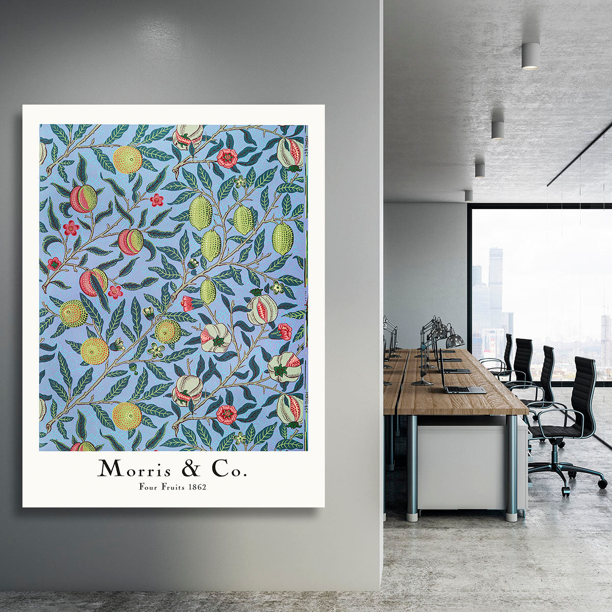 William Morris Four Fruits Canvas Print or Poster - Canvas Art Rocks - 3