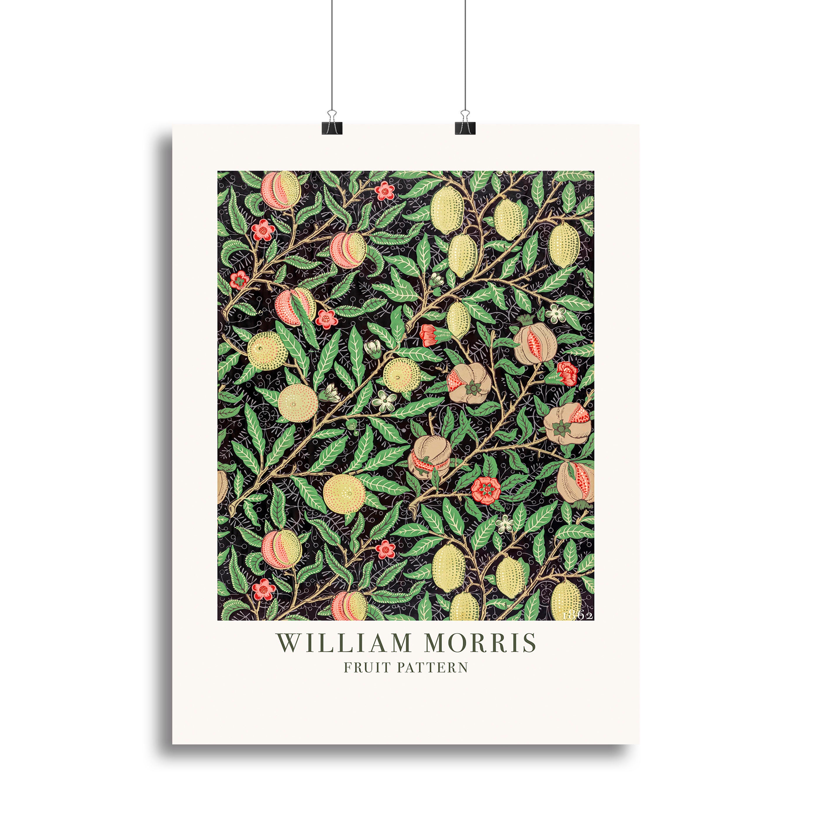 William Morris Fruit Pattern Poster - Unframed