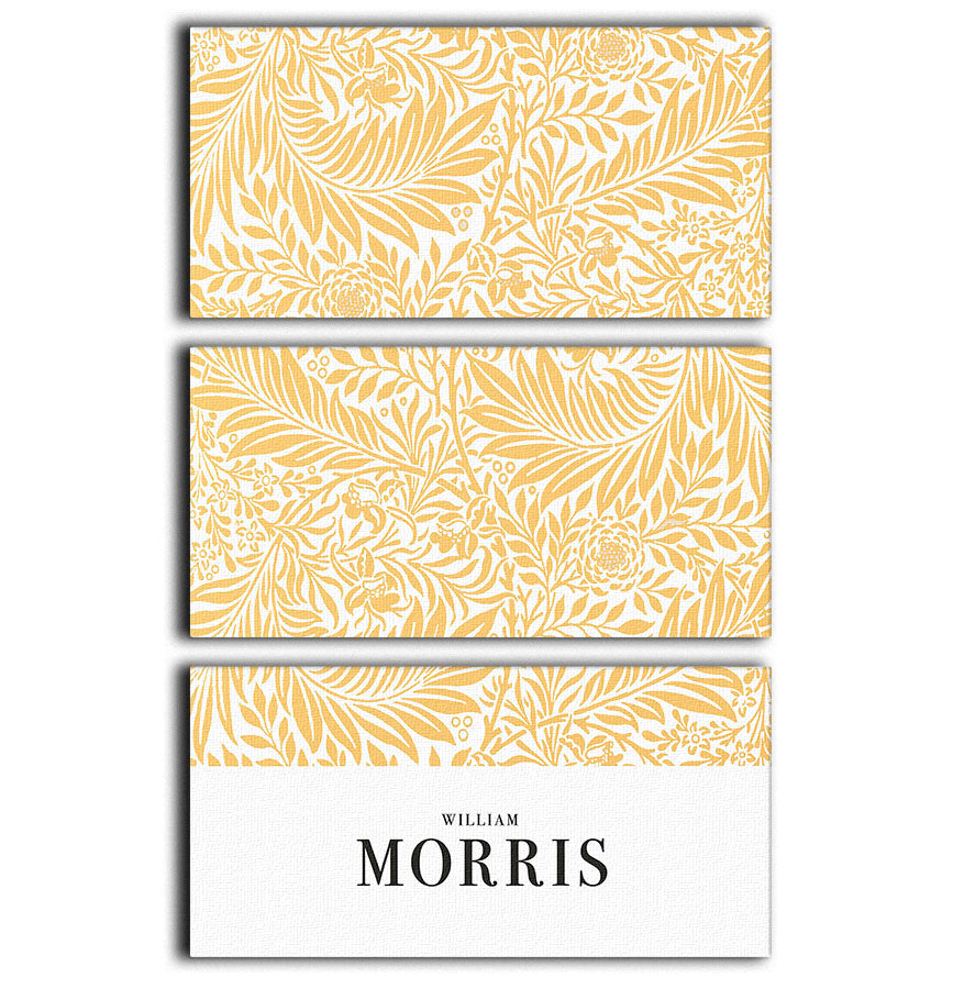 William Morris Larkspur 3 Split Panel Canvas Print - Canvas Art Rocks - 1