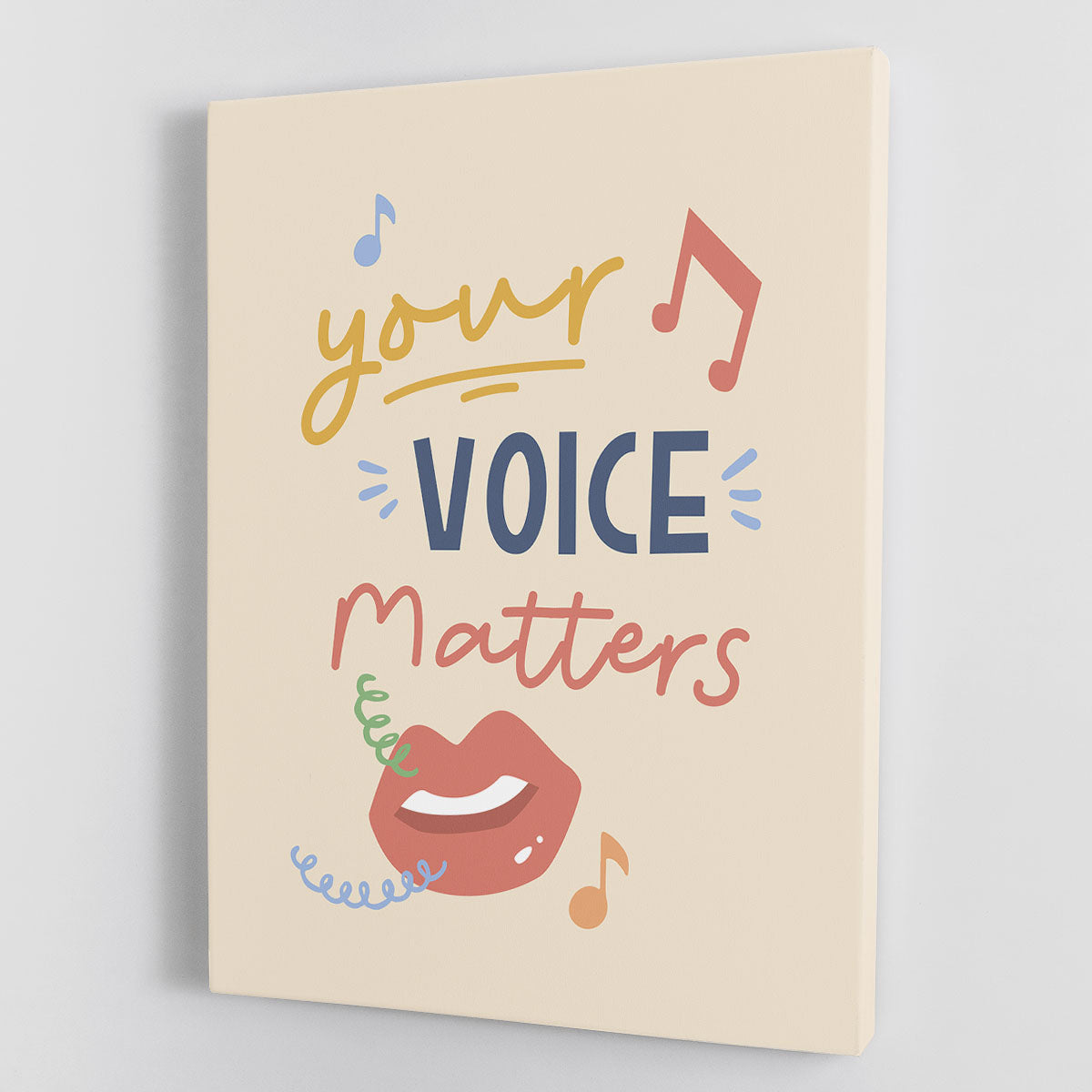 Your Voice Matters Canvas Print or Poster - Canvas Art Rocks - 1