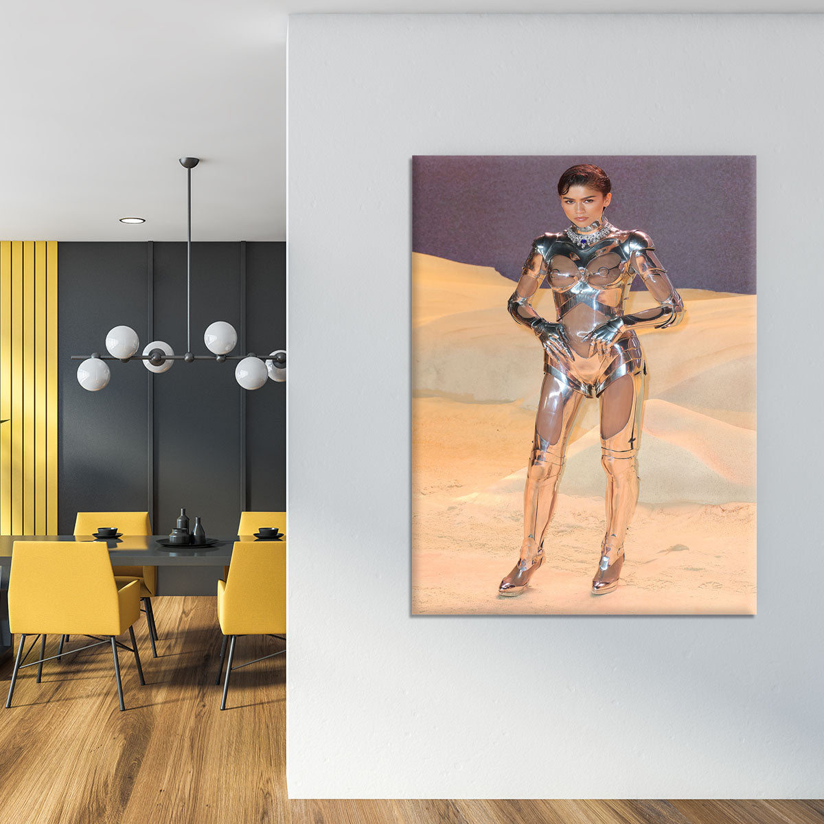 Zendaya at the premiere of Dune part two Canvas Print or Poster - Canvas Art Rocks - 4