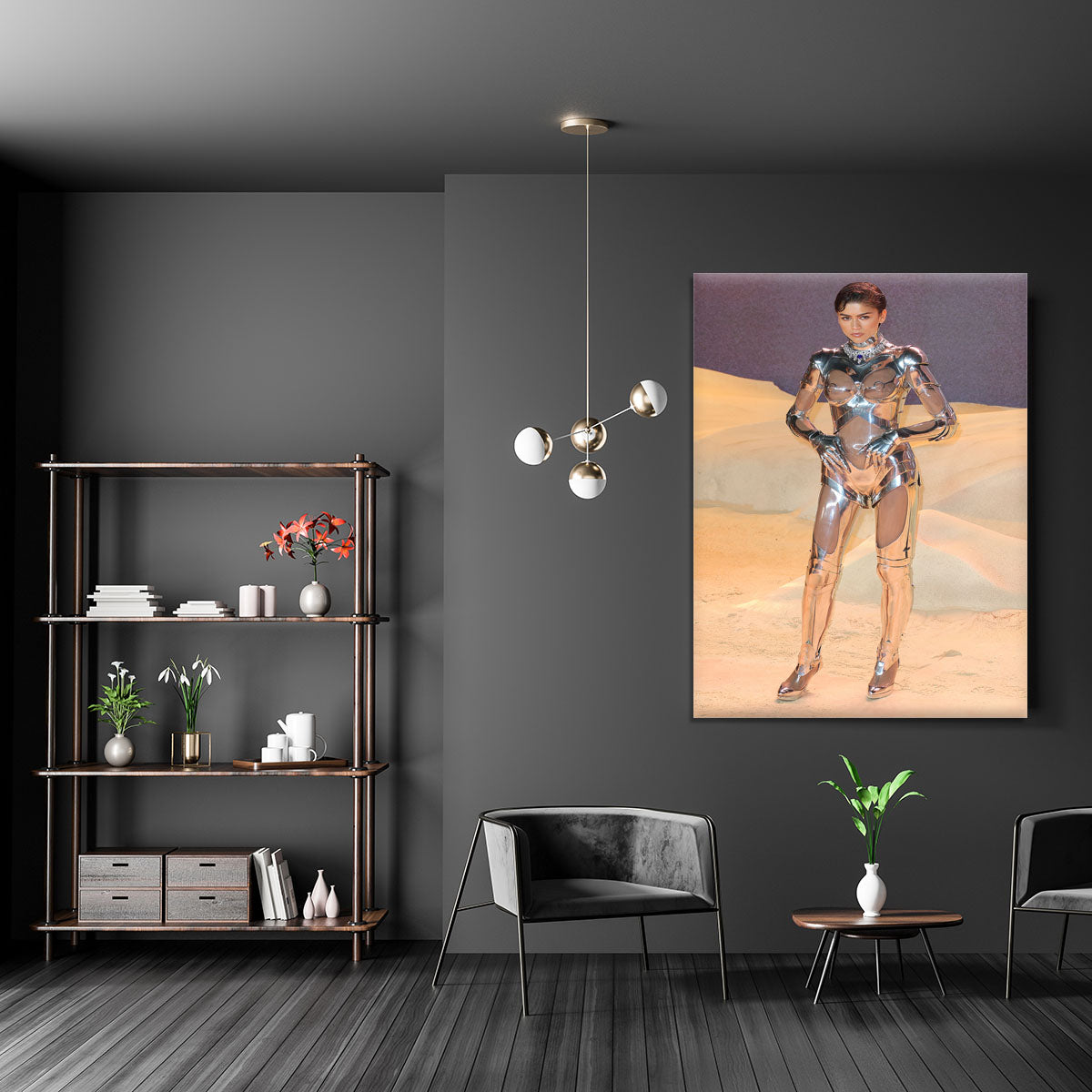 Zendaya at the premiere of Dune part two Canvas Print or Poster - Canvas Art Rocks - 5