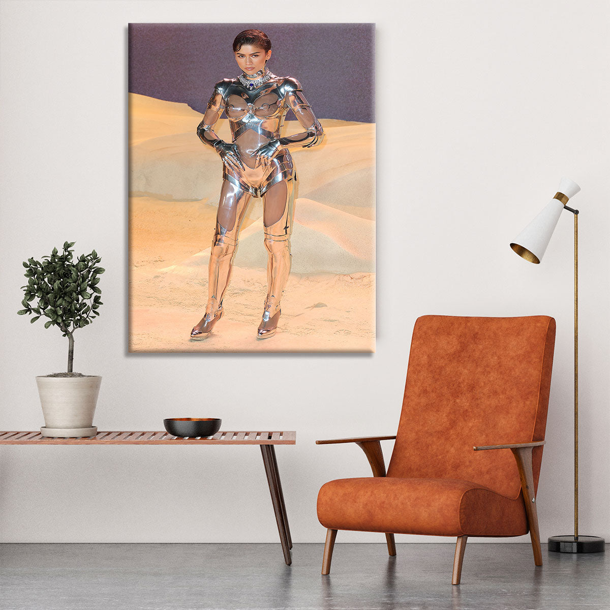 Zendaya at the premiere of Dune part two Canvas Print or Poster - Canvas Art Rocks - 6