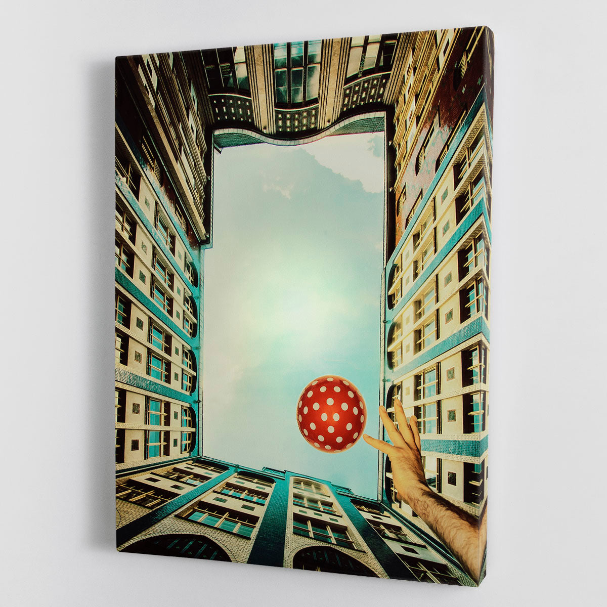 play it polka dot Canvas Print or Poster - 1x - 1
