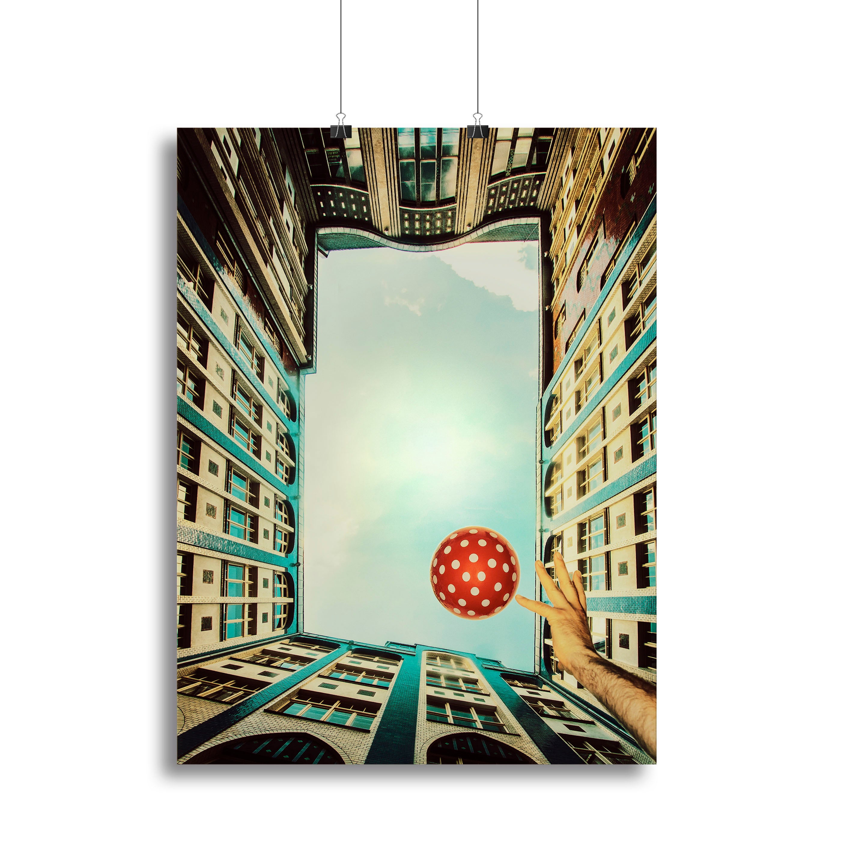 play it polka dot Canvas Print or Poster - 1x - 2