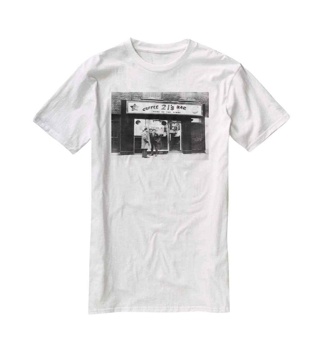 2is Coffee Bar in Old Compton Street Soho 1963 T-Shirt - Canvas Art Rocks - 5