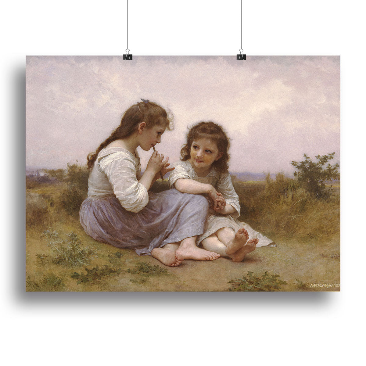 A Childhood Idyll 1900 By Bouguereau Canvas Print or Poster - Canvas Art Rocks - 2
